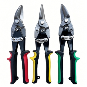 Forbici per Taglio <span class=keywords><strong>Lamiere</strong></span> Metalliche da 10 Pollici, Cesoie per Lamiera in Acciaio CR-V, Forbici Industriali per Taglio Metalli - Product Image 6