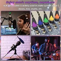 Usine En Gros Stéréo Balance XLR Câble De Signal Audio Mâle à Femelle Microphone Câble Fil pour Amplificateur Haut-Parleur