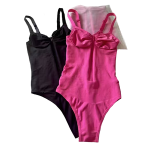 Body sculptant amincissant sans couture pour <span class=keywords><strong>femme</strong></span>, combinaison de compression string, <span class=keywords><strong>gaine</strong></span> ventre plat avec col cœur pêche - Product Image 1