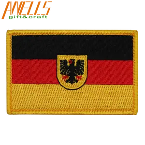 رقعة علم ألمانية إمبراطوري مع رقعة علم مطرزة بالنسر خياطة أو حديد