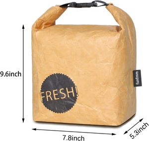<span class=keywords><strong>2023</strong></span> vente chaude personnalisé Tyvek sac à provisions pliable avec boucle serrure étanche thermique sac à déjeuner divers Capacities-15L 20L 30L - Product Image 2