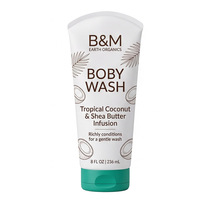 Produit de bain liquide Nature Caring Kids, huiles de zeste d'agrumes, pour nouveau-nés, shampoings pour nouveau-nés, savon de lavage doux