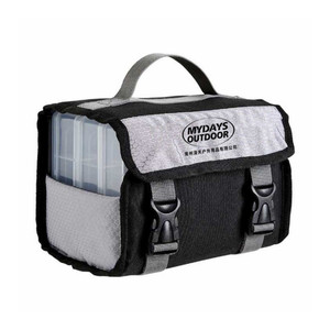 Mydays Outdoor Fishing <b>Tackle</b> <b>Box</b> Oxford Cloth 22X13X16CM Portable Storage Bag For Lake Fishing - Product Image 1