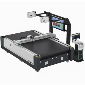 Aol die cnc cortador automático de vibração, oscil de pano, faca de alimentação automática, vestuário, máquina de corte