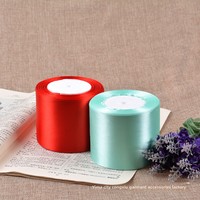 Vente directe usine – Ruban en satin de polyester de 8 cm de large, coloré, pour décoration de plafond de mariage, toile de fond en soie, vente en gros