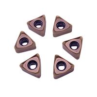 Plaquettes de fraisage faciales indexables TNMU120708PER TNMU 120708 TNMU pour l'acier inoxydable, outils de coupe de métaux, tour CNC