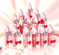 Tubes de brillant à lèvres hydratants Siyiping Magic Heart, huile à lèvres personnalisée, emballage hydratant, soins de la peau, cosmétiques en gros