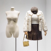 Vente en Gros de Mannequins pour le Haut du Corps Féminin Taille Plus en Fibre de Verre