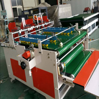 Machine manuelle de pliage et de collage pour la boîte de carte de papier