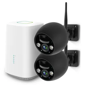 WESECUU Xmeye telecamera di sicurezza domestica Wireless 4mp Hd impermeabile Wif Nvr Kit videocamere sorveglianza Cctv esterna