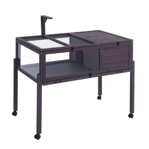 Nid pour petits animaux de compagnie, directement de l'usine, en bois, pour serpent, lézard, gecko, tortue, détachable, pour intérieur et extérieur, solide, pour reptiles - Product Image 5