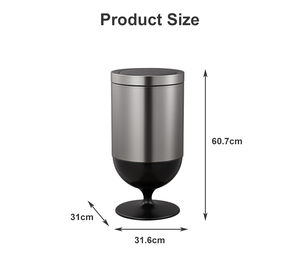 <strong>20L</strong> Smart Luxury Sensor Trash Can Standing Structure Premium Waste <strong>Bins</strong> for Home Hotel Kitchen Indulged Intoxicated Moments - Product Image 3