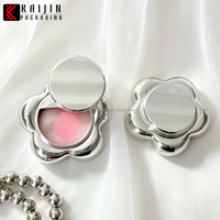 Étui personnalisé pour rouge à lèvres en forme de fleur, étui pour masque à lèvres, pot pour blush, étui pour fard à paupières, conteneur pour baume à lèvres, étui en plastique pour baume et rouge à lèvres