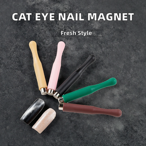 Imán Profesional para Decoración de Uñas, Tamaño Pequeño, Efecto Ojo de Gato, Cuadrado, Rosa o Blanco, Negro, Plástico Sólido, Mini Esmalte de Uñas - Product Image 2