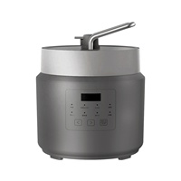 Olla Arrocera Eléctrica a Presión 2L 700W Multifunción Digital con Olla Interior Antiadherente, Función Mantener Caliente y Temporizador 220-240V