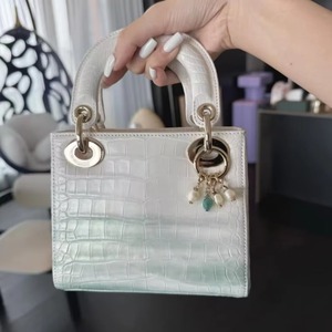 Bolsos de mano de lujo para mujer, bolsos de fiesta de piel de cocodrilo de alta gama, elegantes bolsos de mano nuevos, bolsos de hombro para mujer - Product Image 2