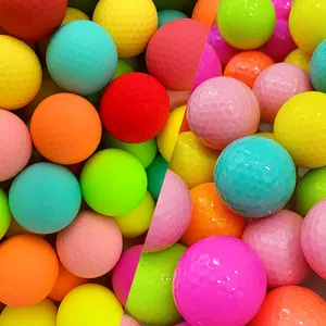 Hot Sale Custom Super Soft Urethane Colorful Tournament Color Golf Balls