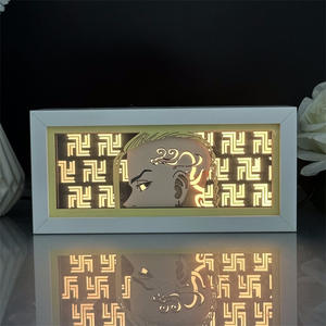 Anime Gaming Room Decor <span class=keywords><strong>Tokyo</strong></span> <span class=keywords><strong>Manji</strong></span> Mikey Sano y Draken 3D Paper Art Lamp LED Night Light Collectible - Product Image 5