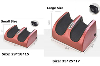 NINGDECRIUS électrique 3D roulant pied mollet masseur de tissus profonds Shiatsu pétrissage chaleur masseur de pieds