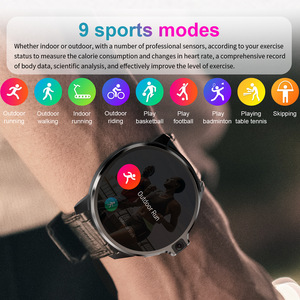 Montre intelligente à double système DM30 4G avec prise en charge de la carte SIM, 64 Go, écran HD, étanche, GPS, compatibilité Android et iOS, réponse aux appels, gel de silice - Product Image 5