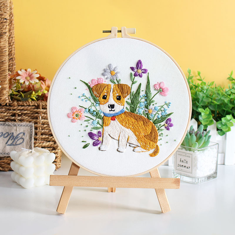 embroidery kit dog 3