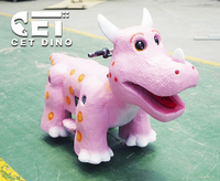 Manèges de dinosaures animatroniques faits à la main télécommande équipement de terrain de jeu pour enfants grandeur nature