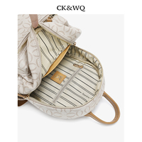 Sac à dos femme de luxe 2026 avec logo intégral, mini sac à dos en PU enduit, bretelles réglables, plaque métallique, sac à dos quotidien OEM