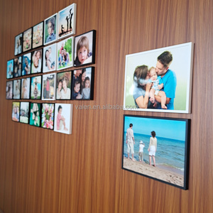 Cadres <span class=keywords><strong>photo</strong></span> adhésifs personnalisables 20x20cm (8x8 pouces) avec logo, pour cadeaux, en plastique ABS, impression numérique - Product Image 4