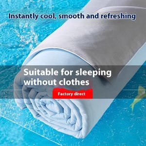 Trapunta estiva trapunta fresca trapunta in seta di ghiaccio sottile per letto singolo o matrimoniale per aria condizionata morbido e confortevole uso domestico - Product Image 5