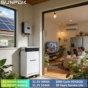 Sunpok แบตเตอรี่ลิเธียมสำหรับมือถือพลังงานแสงอาทิตย์48โวลต์300ah <span class=keywords><strong>10KW</strong></span> 30KW 15KW เก็บพลังงานแสงอาทิตย์แบตเตอรี่ลิเธียมไอออนขายส่ง - Product Image 1