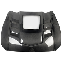 Couvre-moteur en fibre de carbone pour Ford Mustang 2015+