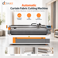 Machine de découpe automatique à couteau oscillant pour la production de tissus de rideaux en voile, organza, mousseline et textiles de maison