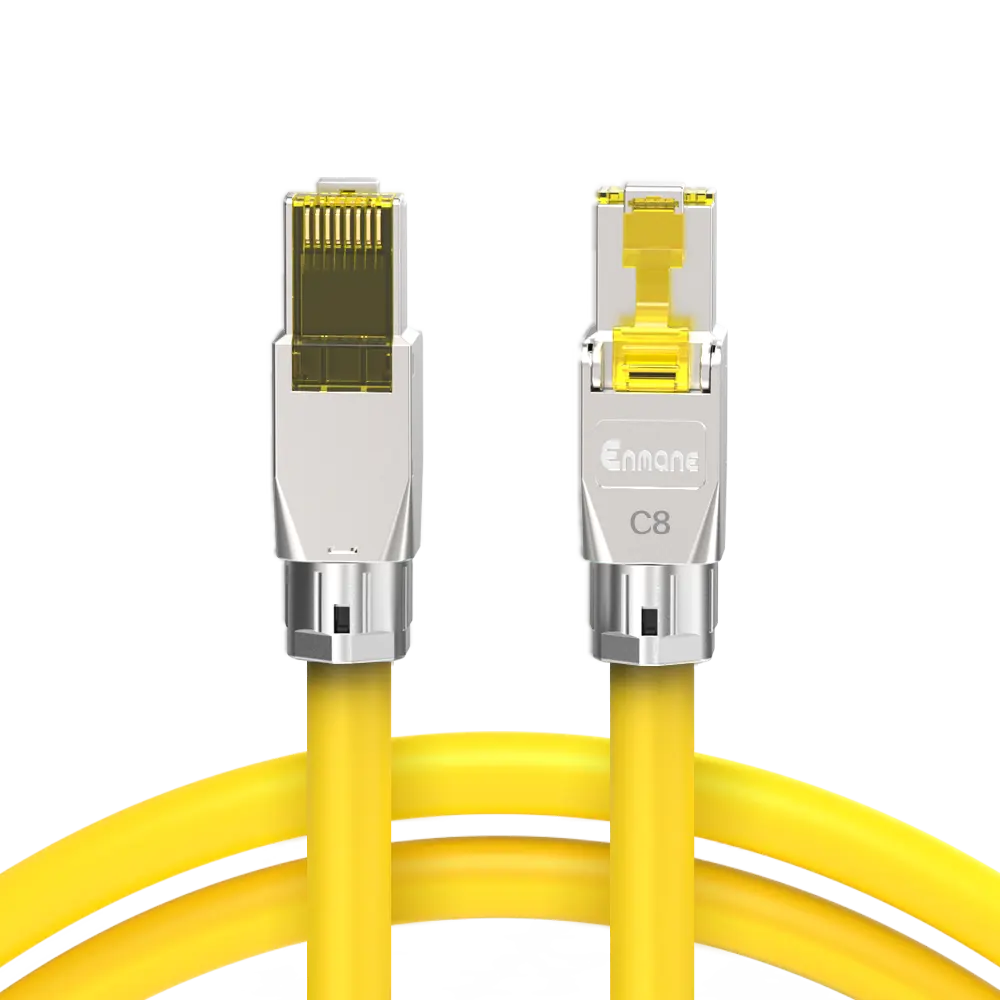 Cat8 Ethernet Cable Double Shielded STP - 40 Gigabit 2000MHz - Cat 8Premium High Speed Network Cable communication cables