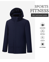 Veste 3 en 1 pour homme, coupe-vent et imperméable, personnalisable, unisexe, classique, thermique, avec doudoune amovible 90/10, anorak pour femme