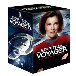 Star Trek Voyager, полная коллекция, 47 дисков, DVD-сериалы, ТВ-диск, мультяшный CD-Регион 1/регион 2, поставка с завода, кто