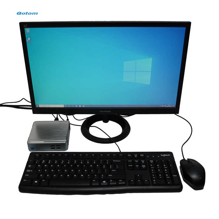 Micro Desktop Computer 3865U - Mini PC with Dual HD Video Output