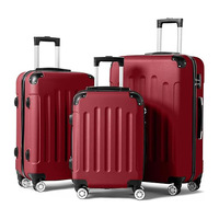 Ensemble de Voyage Léger 3 Pièces Luggage Factory Avec Roues Amovibles et Doubles Poignées