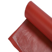 Tissu en fibre de verre enduit de silicone-résistant à la chaleur, ignifuge ignifuge à haute température, résistant au feu0.42