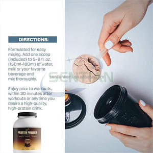 เวย์โปรตีนมาตรฐานทองคํา OEM <span class=keywords><strong>100</strong></span>% ส่งเสริมการสังเคราะห์กล้ามเนื้อเพิ่มความอดทนของกล้ามเนื้อและแยกเวย์โปรตีน - Product Image 4