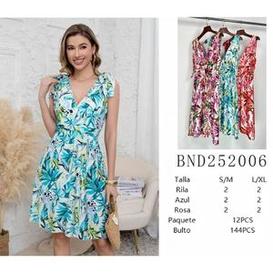 Comodo7 2025 décontracté dame Vestidos Casuales Mini robe robes florales femmes vêtements été vêtements confortables - Product Image 2