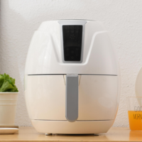 Friteuse à air intelligente numérique électrique double panier 3,5 L en plastique sans huile pour usage domestique, prix d'usine, vente en gros