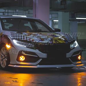 Conjunto de Luces Antiniebla Delanteras para Automóvil, Luces de Circulación Diurna para Honda Civic 2016-2021, 10.ª Generación, Kit de Carrocería, Accesorios para Automóvil - Product Image 3