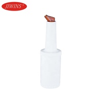 Bouteille de 2,5 L pour le stockage et le versement, en plastique écologique, pour jus et spiritueux, outils de bar pour hôtel, restaurant, maison