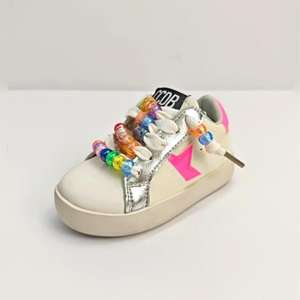 Модная Новая летняя повседневная обувь детские мужские кроссовки Детские Красочные Звезды Мягкая подошва кожаная обувь - Product Image 2