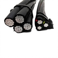 Cable Aislado Sobrepostado Comercial de Aluminio Dúplex/Triplex de Alta Eficiencia con Certificación UL e ISO9001
