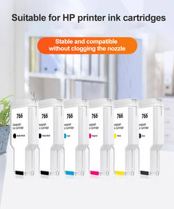 300ML 766 Compatible Ink Cartridge With Chip Premium Ink for HP DesignJet XL 3600 Multifunction <b>Printer</b> - Product Image 3