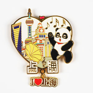 Recuerdos de Viaje de Metal en 3D, Ciudad de Shanghái, Imanes de Nevera de Metal Creativos Personalizados, Fabricante de Imanes con Logotipo Personalizado - Product Image 2