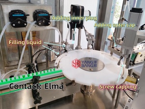 Hoàn toàn tự động Nhà Máy Giá ROTARY Eye Drops Mono khối ROTARY làm đầy chất lỏng máy đóng nắp 5-15ml chai nhựa Filler - Product Image 2