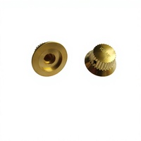 Service de fraisage CNC sur mesure : Boutons de potentiomètre en aluminium moleté, bouton de volume en laiton massif anodisé usiné, pièce de rechange