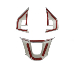 Cubierta de <span class=keywords><strong>volante</strong></span> de coche, embellecedora pegatina, Logo, insignia, cromada, para <span class=keywords><strong>Peugeot</strong></span> 2008, <span class=keywords><strong>208</strong></span>, 2014-2018, accesorios para coche - Product Image 4